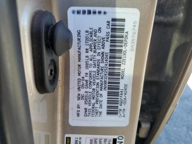 Photo 10 from auction – 2005 TOYOTA COROLLA with VIN 1NXBR32E25Z414045
