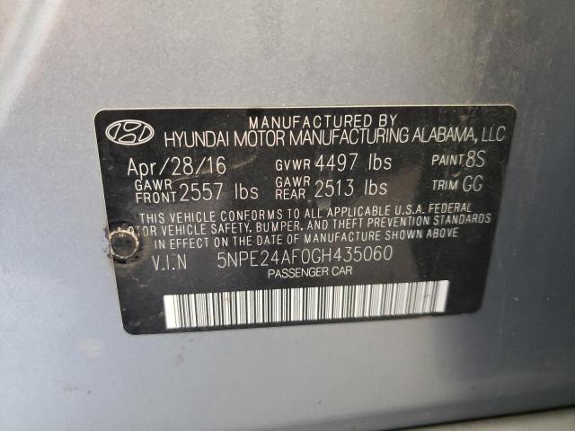 Photo 10 from auction – 2016 HYUNDAI SONATA SE with VIN 5NPE24AF0GH435060