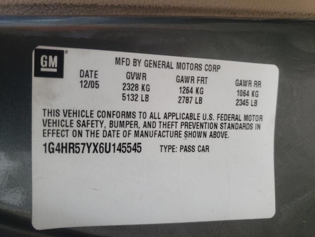 Photo 10 from auction – 2006 BUICK LUCERNE CX with VIN 1G4HR57YX6U145545