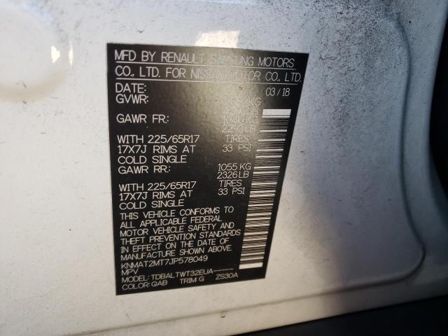 Photo 10 from auction – 2018 NISSAN ROGUE S with VIN KNMAT2MT7JP578049