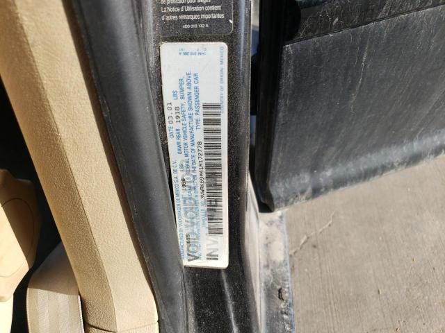 Photo 10 from auction – 2001 VOLKSWAGEN JETTA GL with VIN 3VWRK69M41M172778