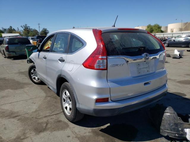 Photo 3 from auction – 2016 HONDA CR-V LX with VIN 2HKRM3H36GH505050