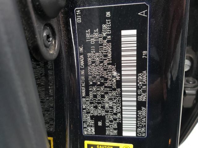 Photo 10 from auction – 2014 LEXUS RX 350 BAS with VIN 2T2BK1BA2EC251156