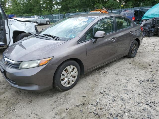Photo 2 from auction – 2012 HONDA CIVIC LX with VIN 19XFB2F56CE044034