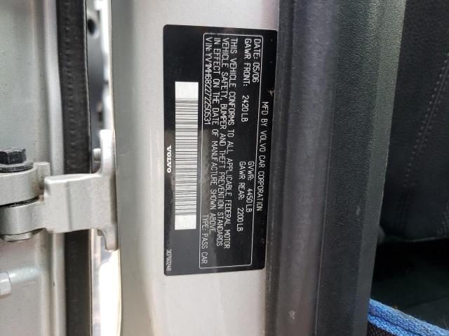 Photo 10 from auction – 2007 VOLVO S40 T5 with VIN YV1MH682272250531