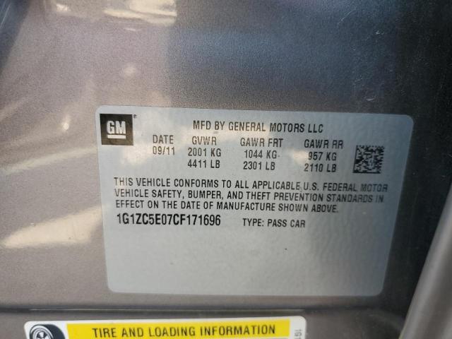 Photo 10 from auction – 2012 CHEVROLET MALIBU 1LT with VIN 1G1ZC5E07CF171696
