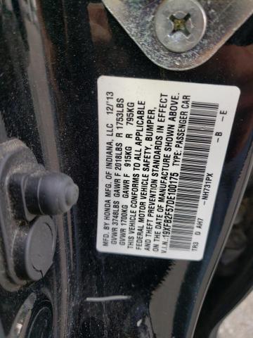 Photo 10 from auction – 2013 HONDA CIVIC LX with VIN 19XFB2F57DE100175