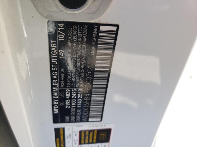 Photo 10 from auction – 2015 MERCEDES-BENZ E 400 with VIN WDDKJ6FB4FF300704