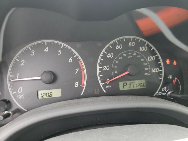Photo 8 from auction – 2009 TOYOTA COROLLA BA with VIN JTDBL40E99J030995