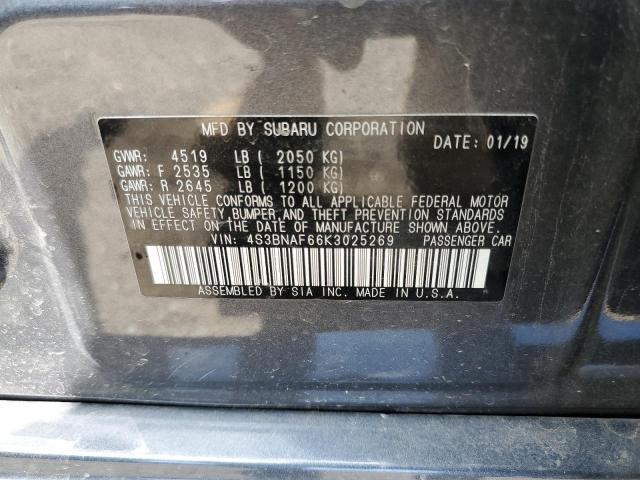 Photo 10 from auction – 2019 SUBARU LEGACY 2.5 with VIN 4S3BNAF66K3025269