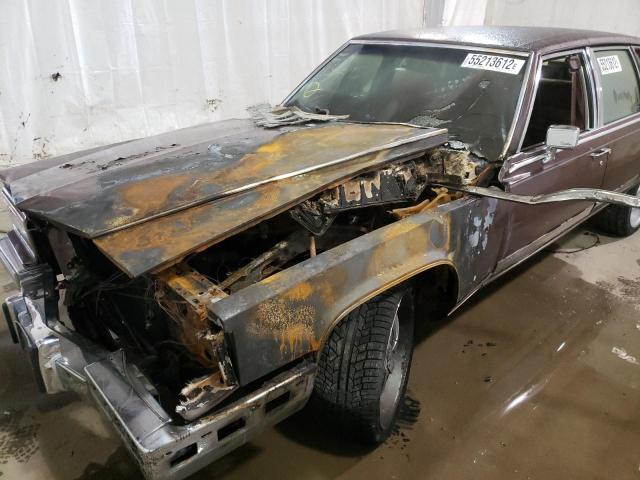 Photo 9 from auction – 1991 CADILLAC BROUGHAM with VIN 1G6DW54E9MR707444