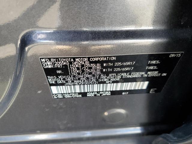 Photo 10 from auction – 2015 TOYOTA RAV4 LE with VIN JTMZFREV0FD075121