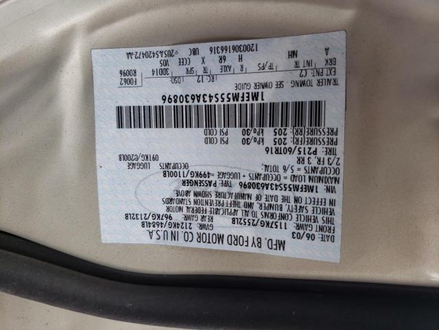 Photo 10 from auction – 2003 MERCURY SABLE LS P with VIN 1MEFM55S43A630896