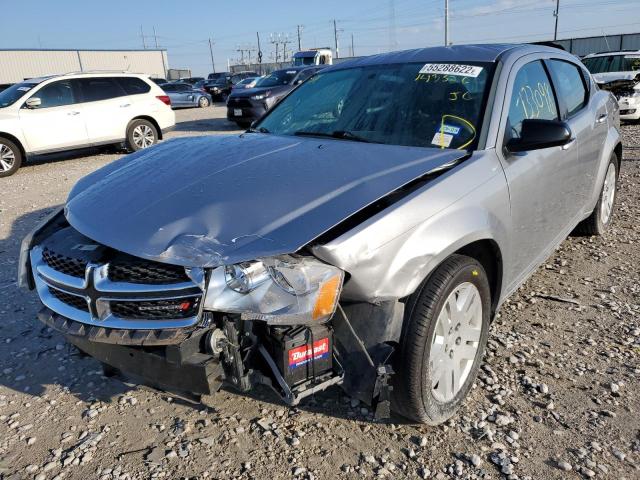 Photo 2 from auction – 2014 DODGE AVENGER SE with VIN 1C3CDZABXEN143526