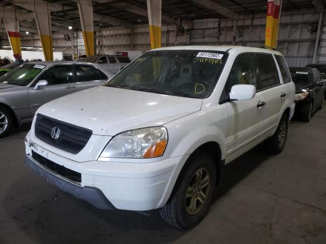 Photo 2 from auction – 2005 HONDA PILOT EXL with VIN 5FNYF18565B020673