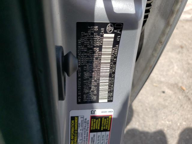 Photo 10 from auction – 2013 TOYOTA COROLLA BA with VIN 2T1BU4EE8DC975446