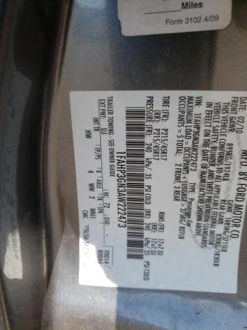 Photo 10 from auction – 2010 FORD FOCUS SES with VIN 1FAHP3GN3AW222473