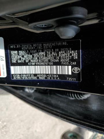 Photo 10 from auction – 2017 TOYOTA CAMRY LE with VIN 4T1BF1FK5HU767106