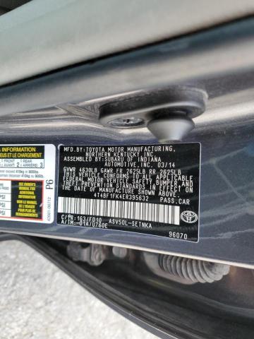 Photo 10 from auction – 2014 TOYOTA CAMRY L with VIN 4T4BF1FK4ER395632
