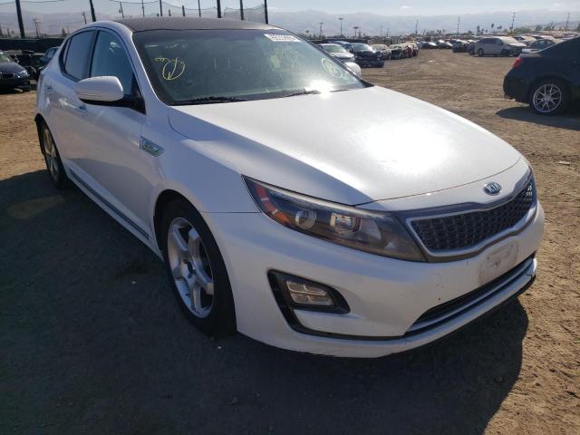 KIA OPTIMA HYB 2014 with VIN KNAGN4AD8E5068479 - Photo from auction