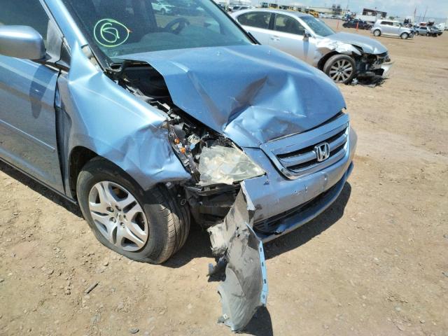 Photo 9 from auction – 2006 HONDA ODYSSEY EX with VIN 5FNRL38406B030150