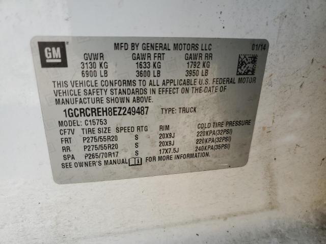 Photo 10 from auction – 2014 CHEVROLET SILVERADO with VIN 1GCRCREH8EZ249487
