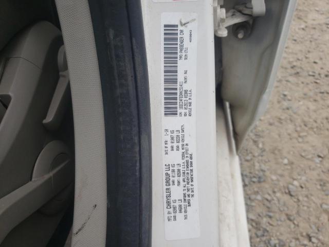 Photo 10 from auction – 2010 DODGE AVENGER SX with VIN 1B3CC4FB3AN151411