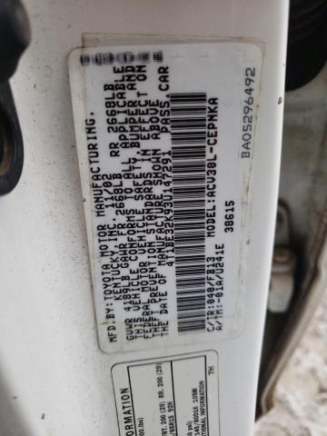 Photo 10 from auction – 2003 TOYOTA CAMRY LE with VIN 4T1BE32K93U147291