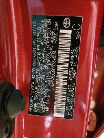 Photo 10 from auction – 2013 TOYOTA PRIUS with VIN JTDKN3DU8D0339524