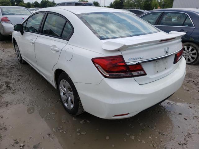 Photo 3 from auction – 2013 HONDA CIVIC LX with VIN 19XFB2F52DE061608