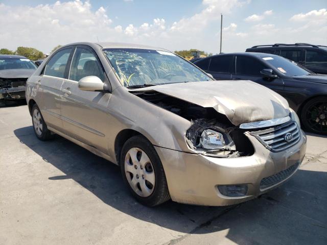KIA SPECTRA EX 2008 with VIN KNAFE122985552429 - Photo from auction