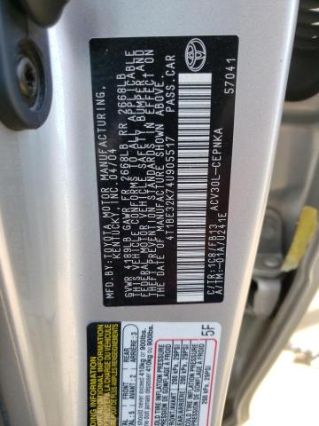 Photo 10 from auction – 2004 TOYOTA CAMRY LE with VIN 4T1BE32K74U905517