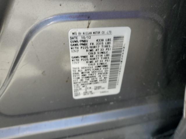 Photo 10 from auction – 2013 NISSAN ROGUE S with VIN JN8AS5MT2DW511359