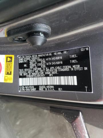 Photo 10 from auction – 2018 TOYOTA HIGHLANDER with VIN 5TDBZRFH3JS843401