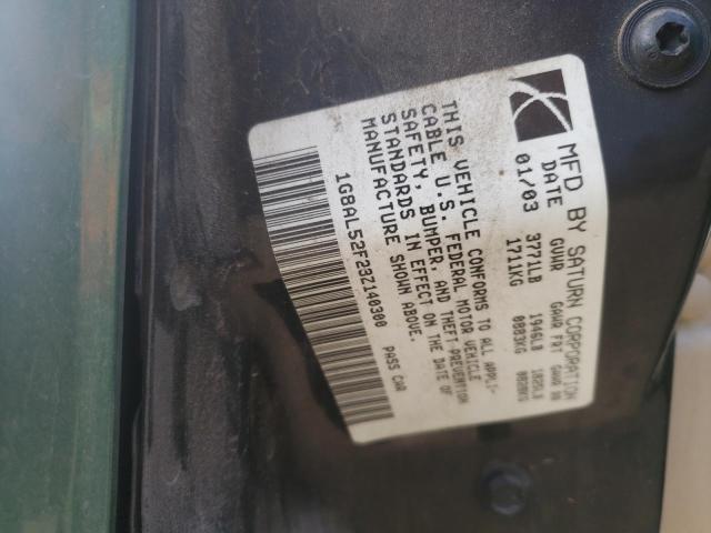 Photo 10 from auction – 2003 SATURN ION LEVEL with VIN 1G8AL52F23Z140300
