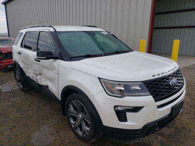 FORD EXPLORER S 2018 with VIN 1FM5K8GT3JGB10379 - Photo from auction