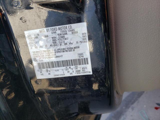 Photo 10 from auction – 2006 FORD F150 with VIN 1FTPX14506FA86017