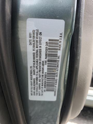 Photo 10 from auction – 2002 SUBARU LEGACY L with VIN 4S3BH635127303214