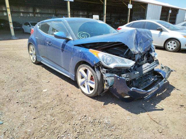 HYUNDAI VELOSTER T 2015 with VIN KMHTC6AE5FU241566 - Photo from auction