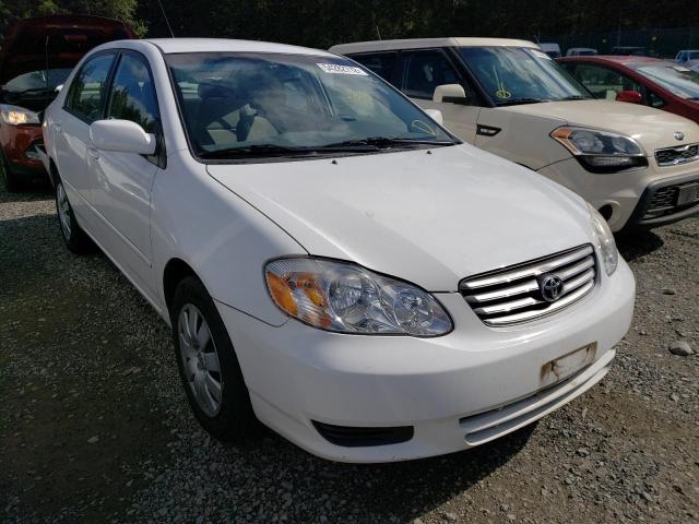 TOYOTA COROLLA CE 2004 with VIN 1NXBR38E24Z225773 - Photo from auction