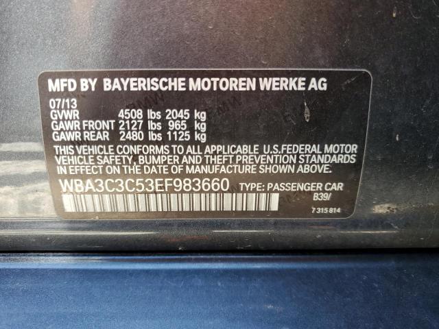 Photo 10 from auction – 2014 BMW 320 I XDRI with VIN WBA3C3C53EF983660