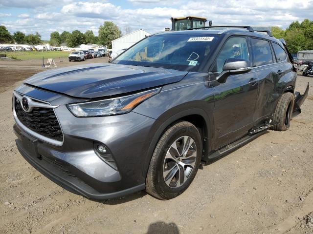 Photo 2 from auction – 2022 TOYOTA HIGHLANDER with VIN 5TDGZRBH8NS580890