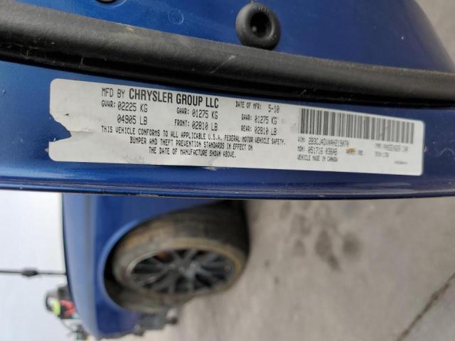 Photo 10 from auction – 2010 DODGE CHALLENGER with VIN 2B3CJ4DVXAH219070