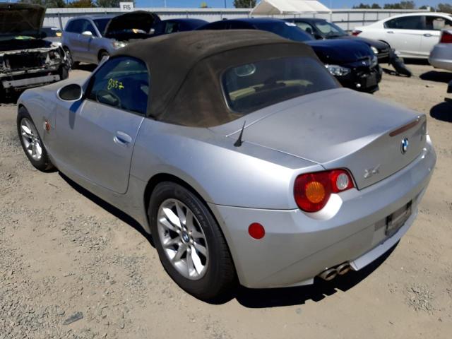 Photo 3 from auction – 2004 BMW Z4 3.0 with VIN 4USBT535X4LU07553
