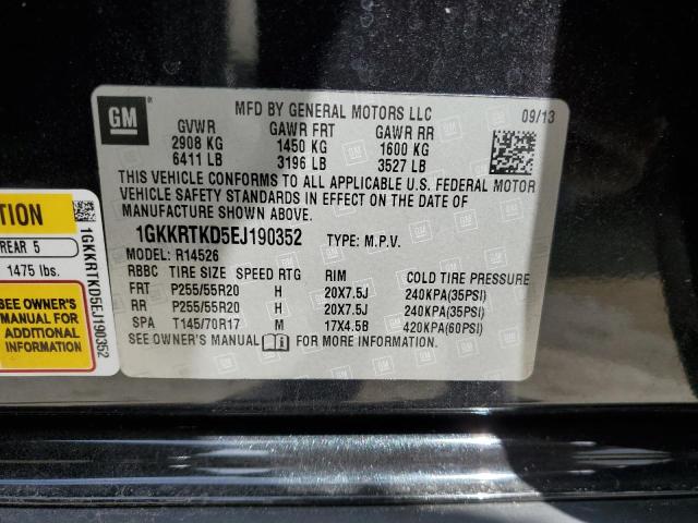 Photo 10 from auction – 2014 GMC ACADIA DEN with VIN 1GKKRTKD5EJ190352
