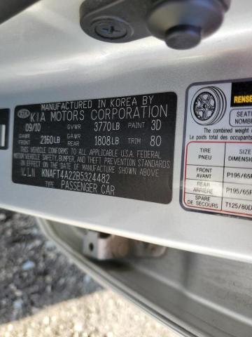 Photo 10 from auction – 2011 KIA FORTE LX with VIN KNAFT4A22B5324482