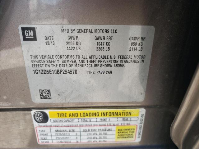Photo 10 from auction – 2011 CHEVROLET MALIBU 2LT with VIN 1G1ZD5E10BF254570