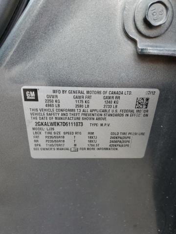 Photo 10 from auction – 2013 GMC TERRAIN SL with VIN 2GKALWEK7D6111073