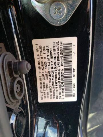 Photo 10 from auction – 2015 HONDA CIVIC EX with VIN 19XFB2F84FE062112