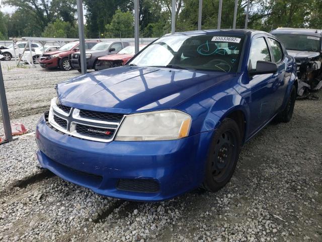 Photo 2 from auction – 2013 DODGE AVENGER SE with VIN 1C3CDZAB9DN619327